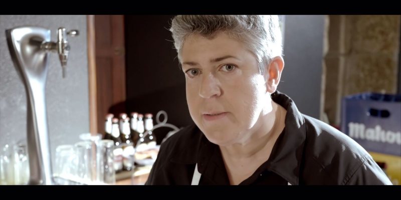 Cova Berdiñas, unha das actrices desta obra musical Superpunky