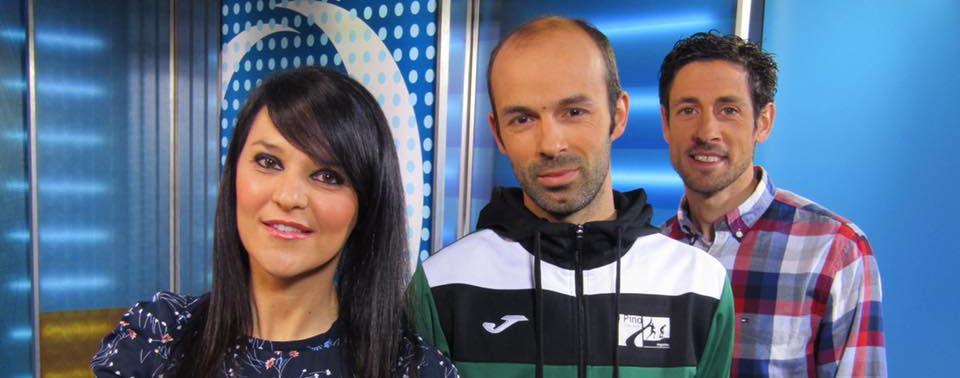 Amador Pena e Pedro Nimo en Correo TV falando de Amaratón