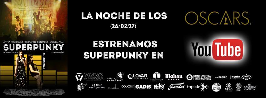Superpunky estrearase en Internet a noite dos Óscar