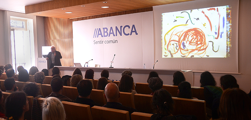 Prazas esgotadas e éxito rotundo na conversa pública de Miguel Castro