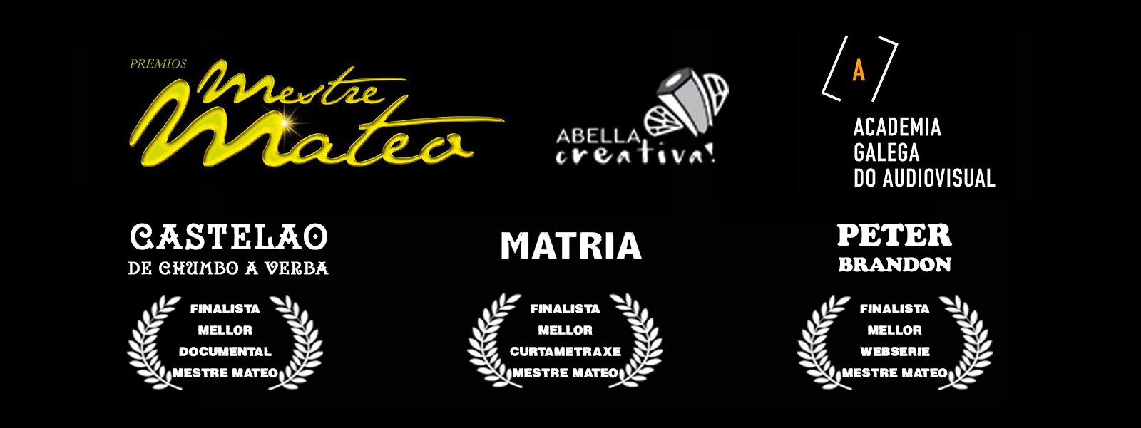 Castelao de chumbo a verba, Matria e Peter Brandon, finalistas nos Premios Mestre Mateo