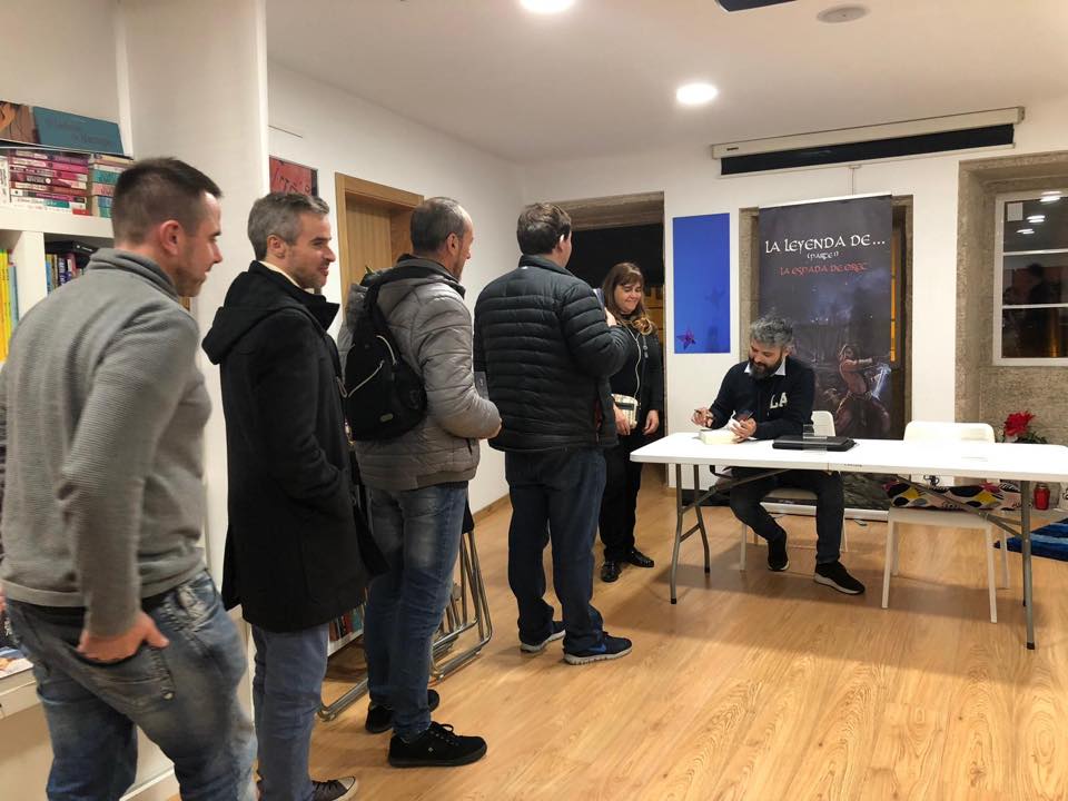 Éxito na presentación de La Leyenda de… La espada de Orec en Os Mundos de Carlota
